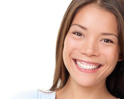 woman smiling