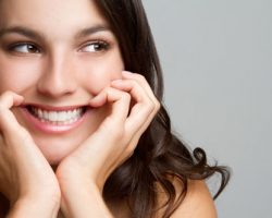 woman smiling